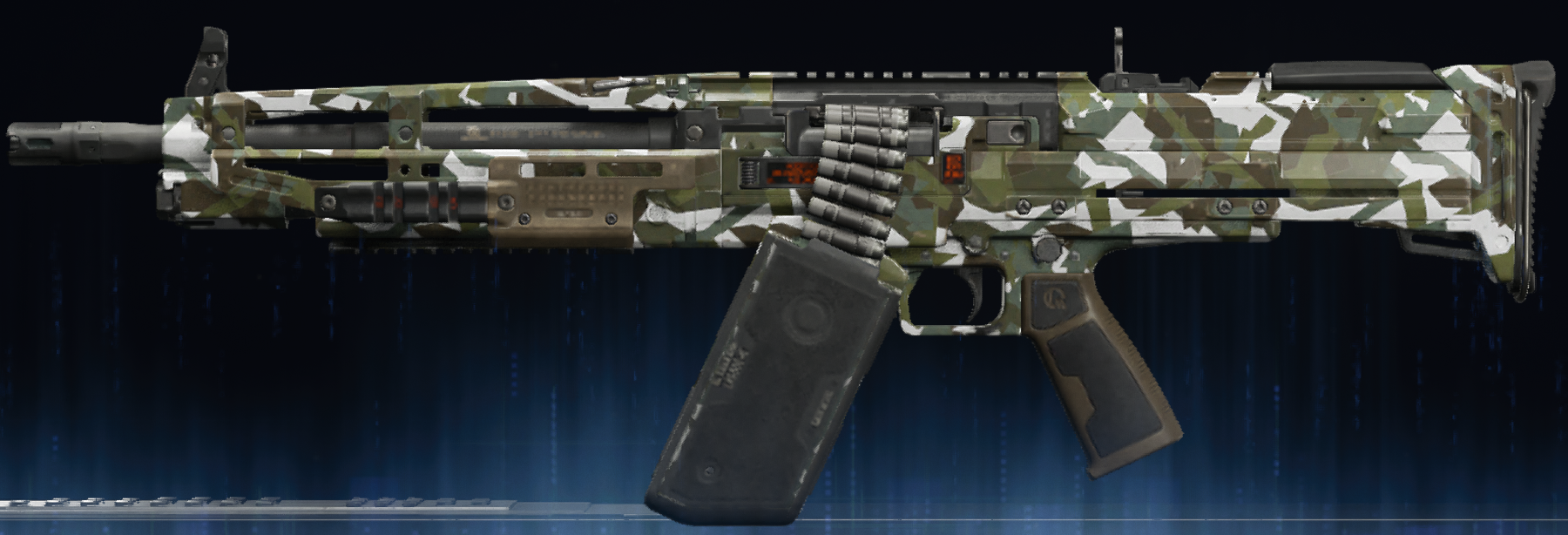Rendu du camouflage Neige sur XM325